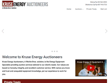 Tablet Screenshot of kruseenergy.com